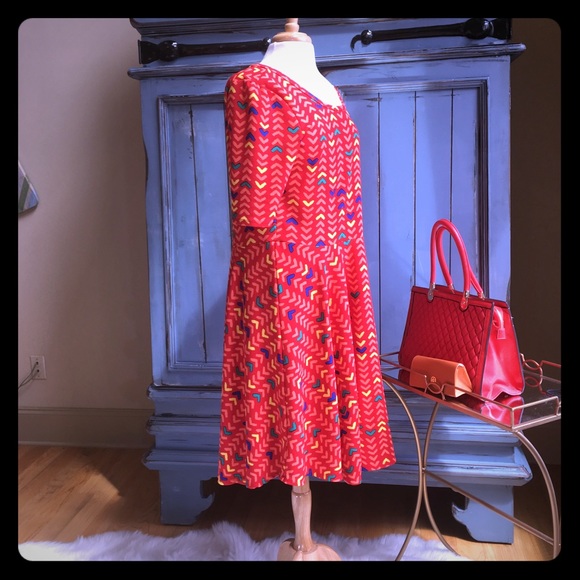 ♥️  Lularoe Simply Comfortable Dress. - Picture 7 of 9